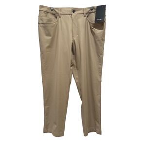 NWT Lululemon ABC Pant Classic Men 36x32 Trench Tan Warpstreme Straight LM5967S